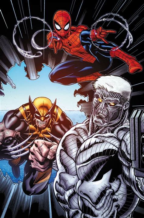 Cable Vs Avengers By Ed Mcguinness Comic Books Art Marvel Dc Comics