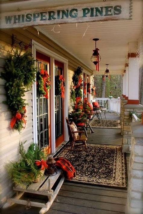 Vintage Farmhouse Porch Decorating Ideas Page 51 Of 57 Christmas