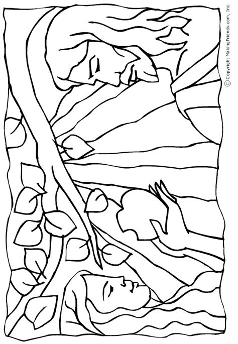 Garden eden coloring pages leversetdujourfo. Tiny Hearts Blog: Lesson 11: Adam and Eve - The Very First Sin