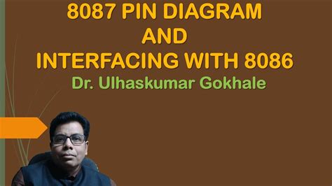 8087 Pin Diagram And Interfacing With 8086 Youtube