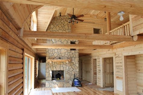Interiors Wood House Log Homes Llc