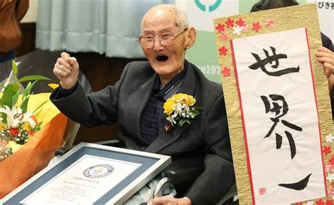 112 Year Old Japanese Man Crowned As Worlds Oldest Male