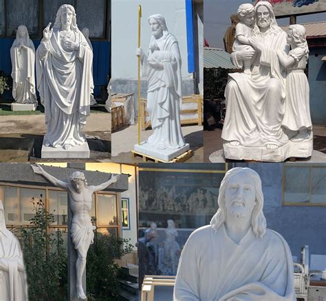 Customized Handmade Marble Religious Jesus Statue