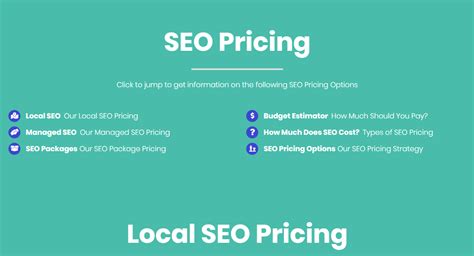 Seo Pricing Pricing Packages How Much Does Seo Cost Marketing