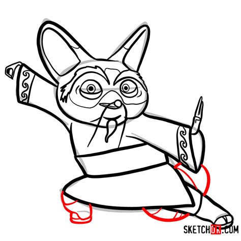 How To Draw Master Shifu Sketching The Kung Fu Legend