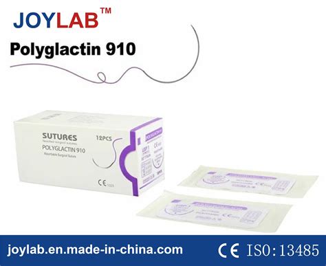 Absorbable Surgical Suture Polyglactin 910 China Surgical Suture And