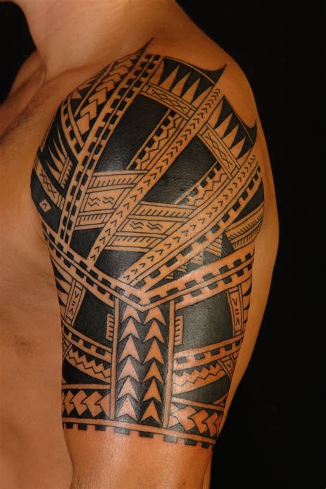 Koru Tattoo Polynesiansamoan Half Sleeve