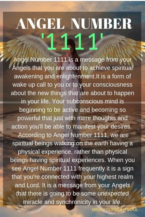 Angel Number 1111: You're Spiritually Connected And Enlightened | Angel ...