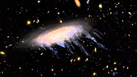 Cosmic Jellyfish 3d Visualisation Of Spiral Galaxy Eso 137 001