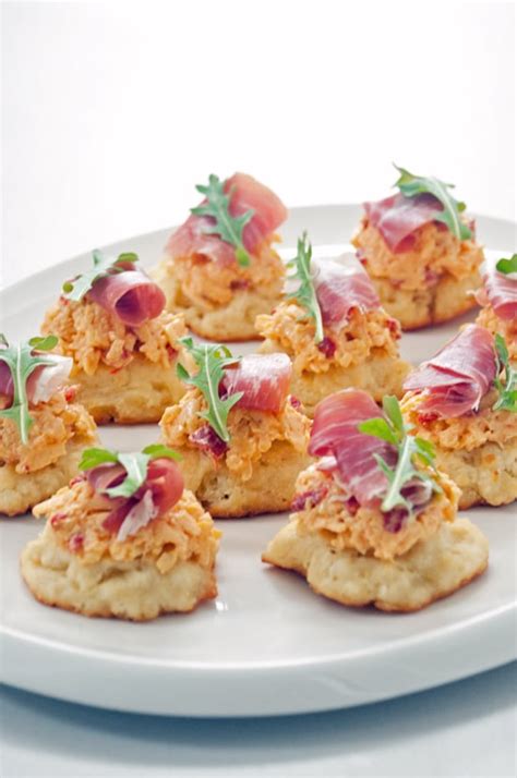 Pimento Cheese And Prosciutto Biscuits 100 Appetizers Perfect For Any