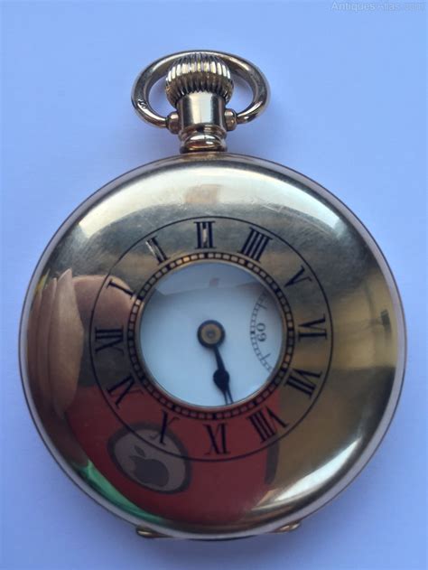 You can still pan the gravels along the same rivers that made this state famous for its rich gold mines! Antiques Atlas - Half Hunter Pocket Watch, Gold Plated