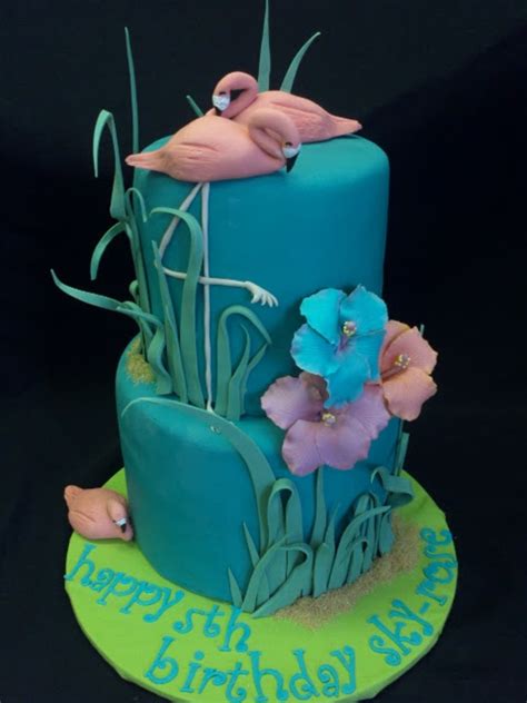 Happy birthday wishes & messages, quotes. Flamingo - CakeCentral.com