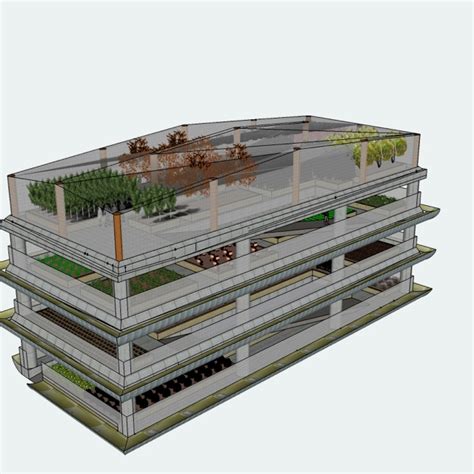 Sustainable Urban Agriculture Repurposed Parking Garage Idea Urban