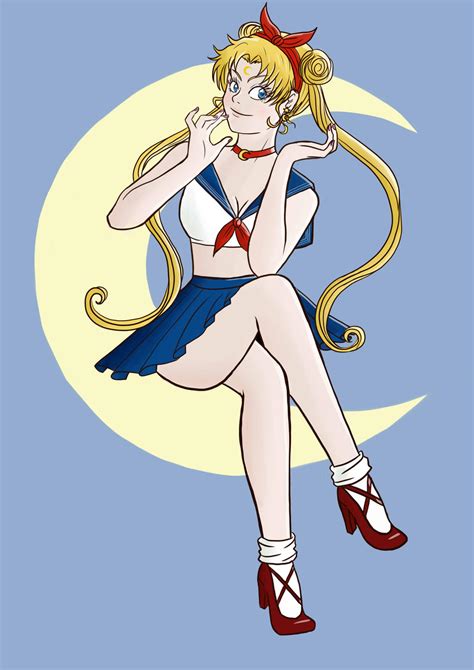 Usagi Sailor Moon Pin Up By Giuzzys On Deviantart