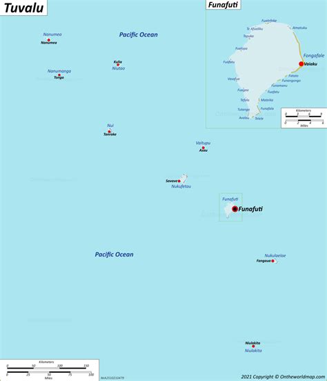 Tuvalu Map Detailed Maps Of Tuvalu
