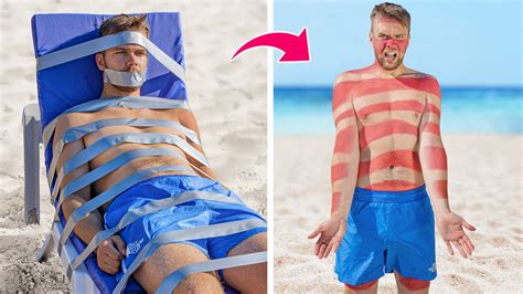 11 Funny Summer Pranks Beach Prank Wars Youtube