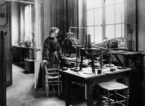 Marie Curie In Paris In Her First Laboratory Photographic Print For Sale