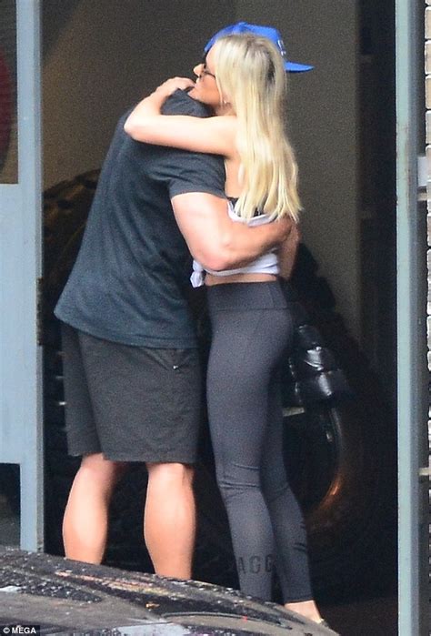 Roxy Jacenko Gives Pt Dan Adair A Hug After Gym Session Daily Mail Online