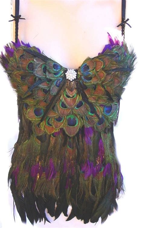 Sexy Hot Peacock Feather Corset Custom Made Las Vegas Burlesque