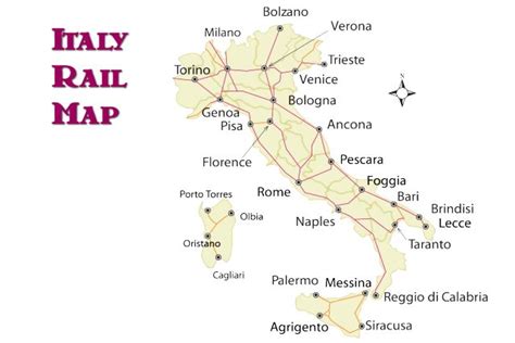What To Know About Traveling By Train In Italy Italy Rail Map Italy