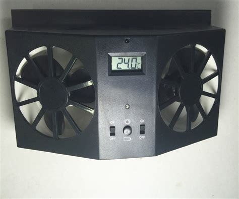Window Auto Ventilator Cooler Vent Rubber 12v Car Ventilation Fan Solar