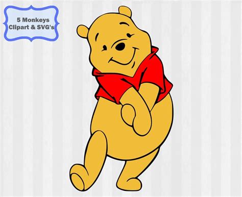 Winnie the Pooh SVG Winnie the Pooh Clip Art Pooh by 5StarClipart