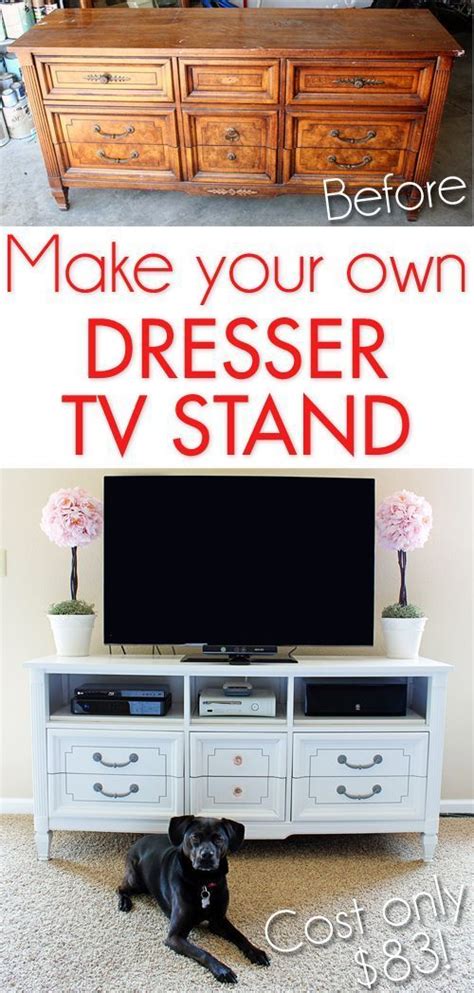 Make Your Own Dresser Tv Stand For Less Than 85 Diy