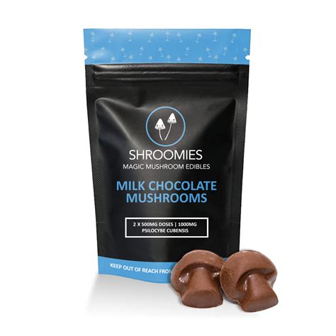 Shroomies Milk Chocolate Mushrooms 1000mg Budget Greens