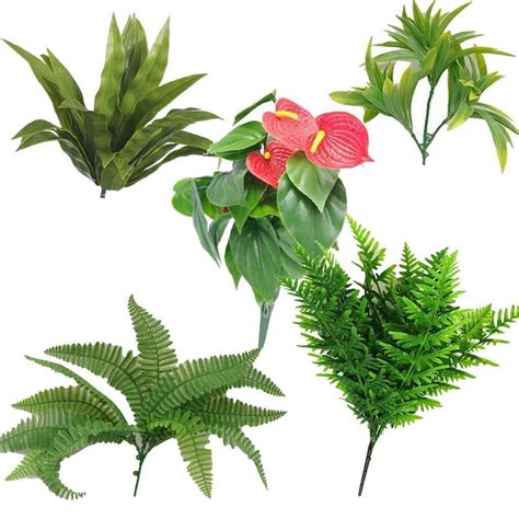 Artificial Tropical Plant Stems Variety Pack Uv Stabilised Vertical