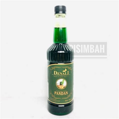 Jual Syrup Denali Rasa Pandan 750 Ml Premium Sirup Flavoured Minuman