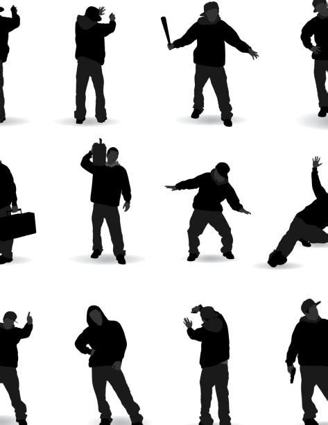 Gang Silhouette Stock Photos Pictures And Royalty Free Images Istock