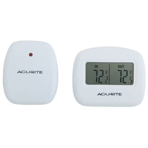 Buy Acurite Wireless Digital Indoor And Outdoor Thermometer White