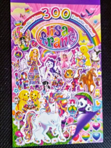 Lisa Frank Sticker Book Collectors Scrapbook Stationery Party Etsy