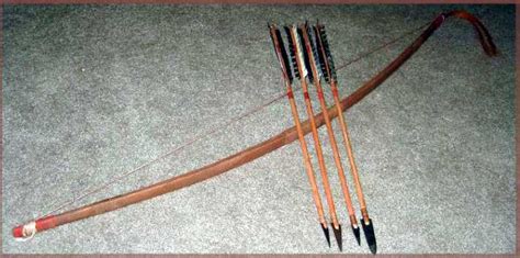 Native American Indian Plains Indian Bows Arrows Bow Cases Quivers