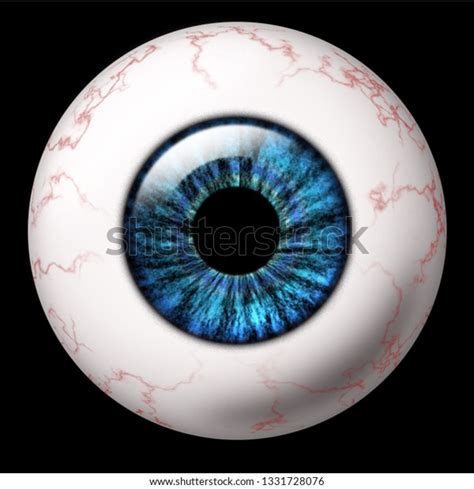 Eyeball Black Background Stock Illustration 1331728076 Shutterstock