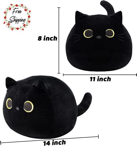 Splat The Cat Black Cat Plush Toy Soft Stuffed Animal Pillow Ebay