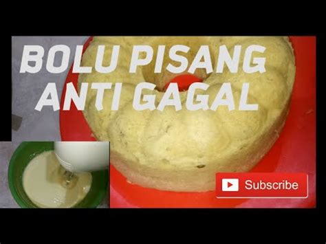 Bolu kukus pandan isi pisang ambon. BOLU PISANG KUKUS ANTI GAGAL - YouTube