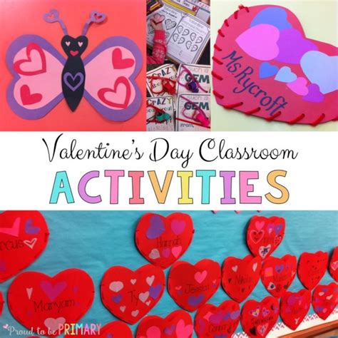 Valentines Day Activities For Elementary School Proud To Be Primary