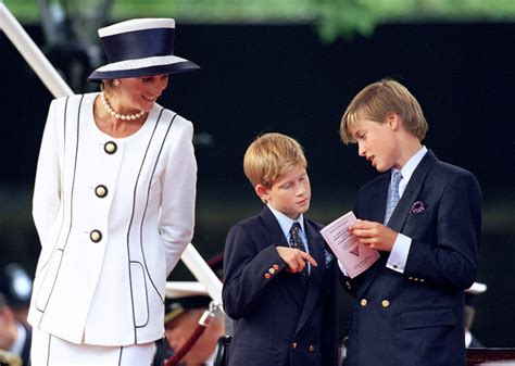 princess diana with her sons prince william and harry rsvp live