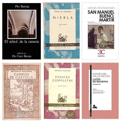 Generación Del 98 Lecturas Básicos De La Literatura Pablo Medel