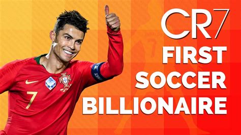Cristiano Ronaldo First Billion Dollar Footballer Cr7 The