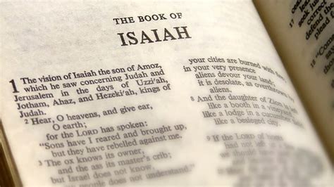 They are called major prophets because of the large amount of material they wrote not because their message was more important than any other prophet's was. The Book of Isaiah - Be Still.