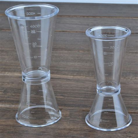 Bar Party Wine Measuring Glass Cocktail Shaker Jigger Double Sided Measuring Cup Baking Tools