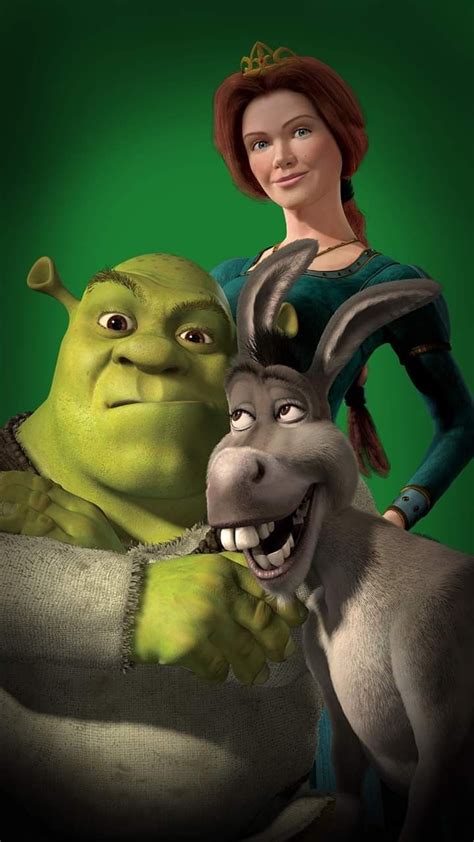 Shrek Donkey And Fiona Shrek Wallpapers De Filmes Animação