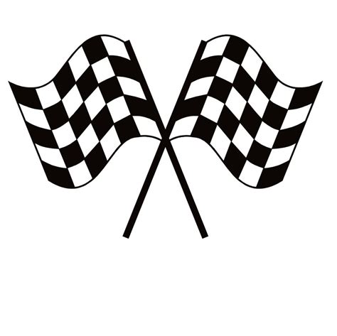 Racing Checker Flags Decal Racing Checker Flags Sticker 7170