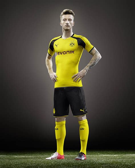 The home of borussia dortmund on bbc sport online. Borussia Dortmund Champions League shirt 2016-2017 ...