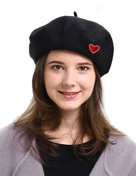 Classic Womens French Berets 100 Wool Fall Winter Beret Beanie Hat