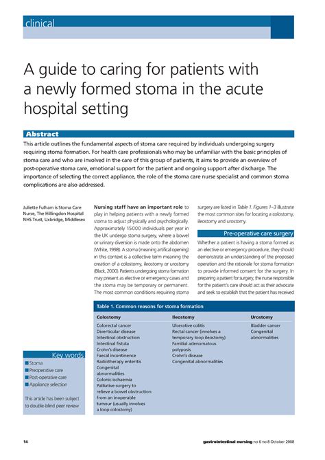 Basic Stoma Care Lecture Notes 2 Clinical A Guide To Caring For