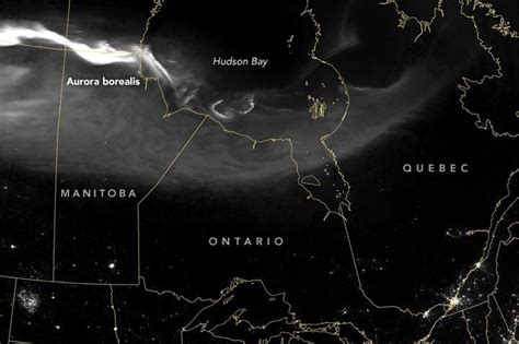 Nasa Satellite Spots Northern Lights From Above