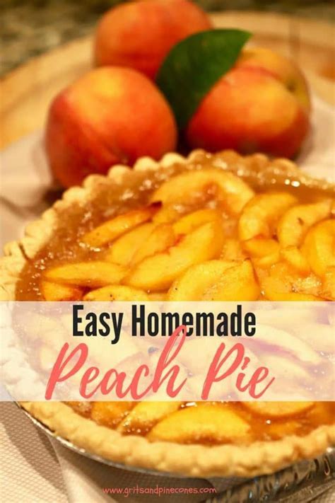 Fresh Peach Pie - Southern-Style | gritsandpinecones.com | Recipe ...